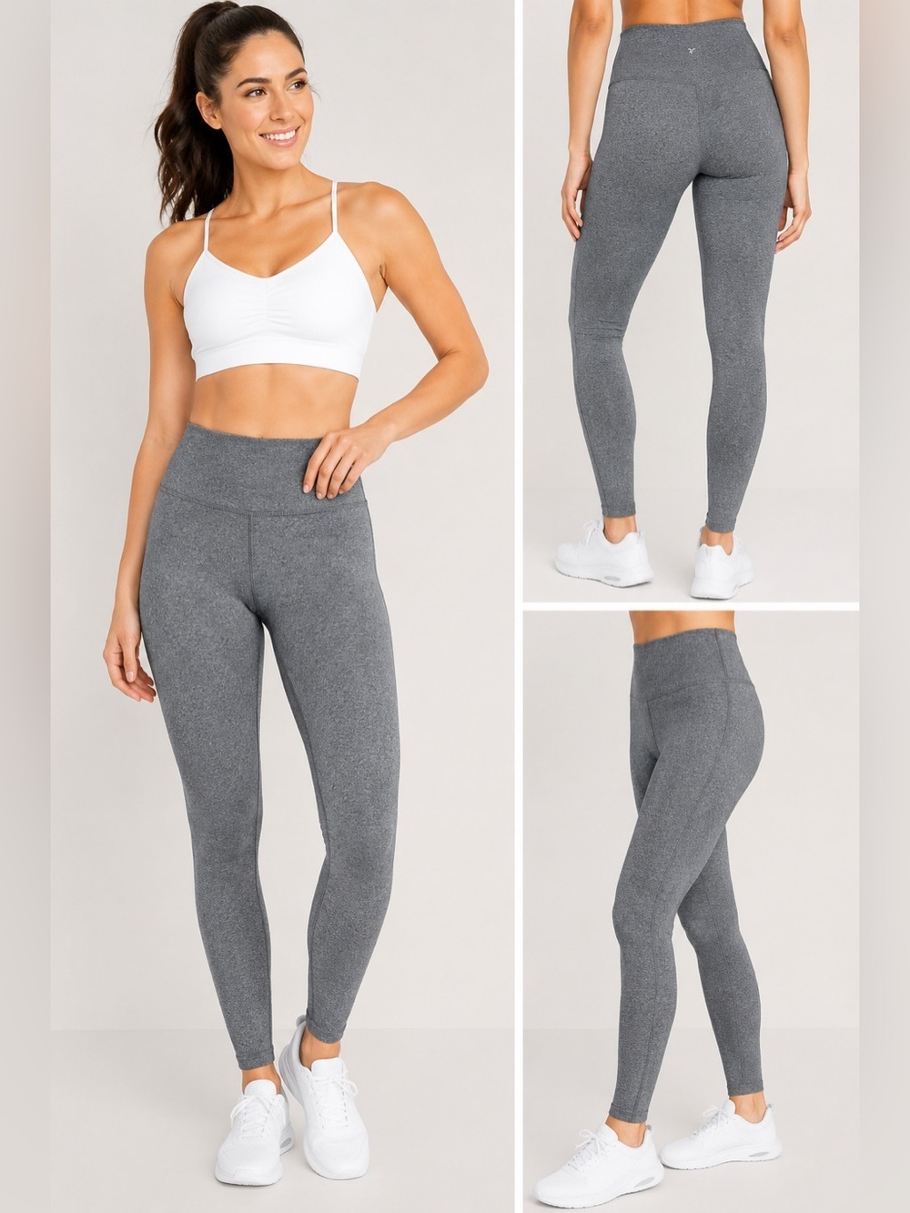 Old Navy Active Powersoft Gray Extra High Rise Leggings S